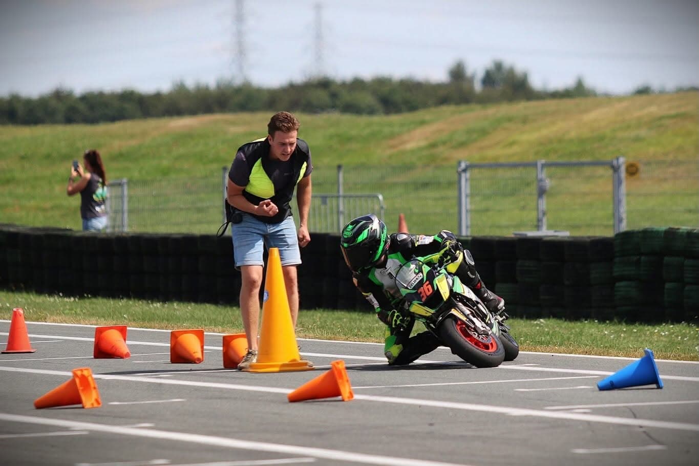 Coureur in actie tijdens een 66 RaceLab trainingssessie